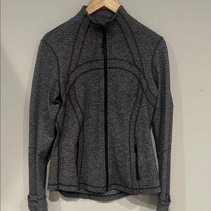 Lululemon Gray Full-Zip Athletic Jacket